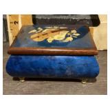 Wood inlaid music box --works