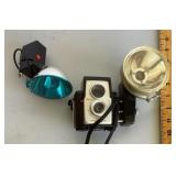 Brownie camera and flash