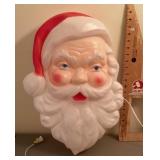 Santa face blow mold