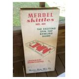 Merdel Skittles spin top bowling game