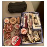 Shoe shine supplies and shoe laces