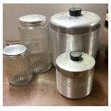 2 partial canister sets