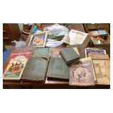 Collection of early books and magazines