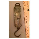 Frary brass spring balance scale