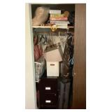 Contents of closet