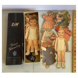 Vintage paper dolls
