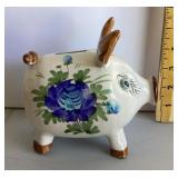Hand painted piggy bank