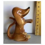 1950s Frank & Meyer ceramic dachshund figure