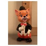 Vintage 1960s Alps Wiggle Waggle wind-up cat