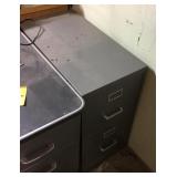 2-drawer metal file cabinet
