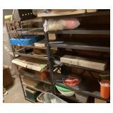 2 shelves and contents