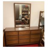 Dresser with mirror