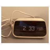 Faces West digital alarm clock