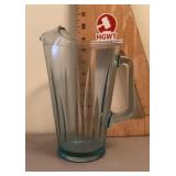 Glass pitcher