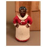 Cast iron Black Americana mammy figure