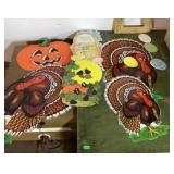 Vintage holiday paper decorations