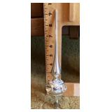 Mercury glass tree topper