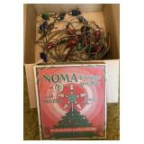 Vintage Christmas treetop star and lights