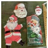 Vintage Santa decor