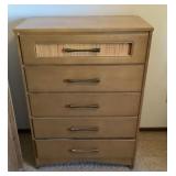 Chest of drawers with contents