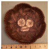 1951 Carved wood bowl