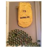 Bag of cat-eye marbles