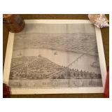 Birds Eye View of St. Charles print