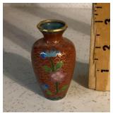 Mini cloisonnï¿½ vase