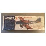 Sealed Comet DeHavilland plane model kit