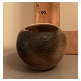 Cherokee pottery vase signed E. Jackson