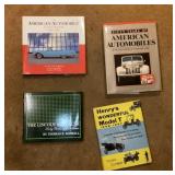 4 automotive coffee table books
