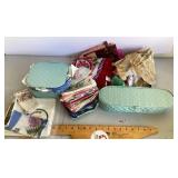 Scarves, hankies, gloves