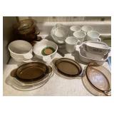 Corning dishes and bakeware