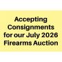 July Shooting and Sporting Auction