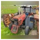 Massey Ferguson 4345 Tractor with Side Arm Cutter