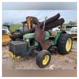 John Deere 5400 Tractor with Alamo Side Arm Cutter
