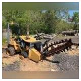 Case 360 Trencher with SE100 Backhoe Attachment