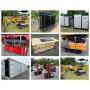 New Equipment and Tools Auction - May Containers, Mini-Excavators, Skidsteer Attachments and Buildings