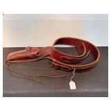 George Lawrence 79/566 Quick Draw Leather Holster with Belt