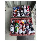 Lot - Sports Team Snowmen