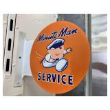 12x14 metal wall mount flange sign