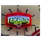 NEON Texaco 11 1/2" X 17"