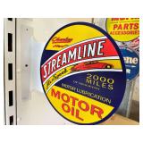 12x14 metal wall mount flange sign