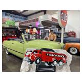 Texaco Tanker, 42"X15", single sided porcelain sign