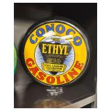 Glass reproduction Globe - Conoco Gasoline
