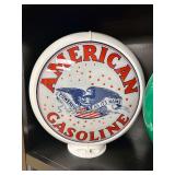 Glass reproduction Globe - American Gasoline