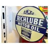 12x14 metal wall mount flange sign