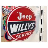 12x14 metal wall mount flange sign