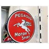 12x14 metal wall mount flange sign