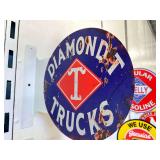 12x14 metal wall mount flange sign